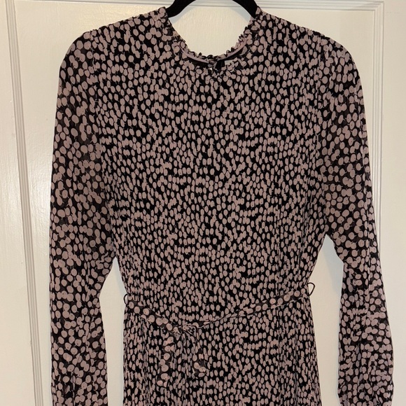 Boden Purple Long Sleeve Dress - Picture 3 of 5